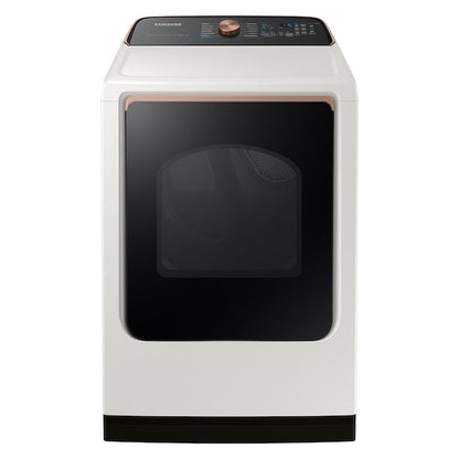 Samsung 7.4-cu ft Steam Cycle Vented Smart Compatible Gas Dryer ( Ivory ) Energy Star Certified