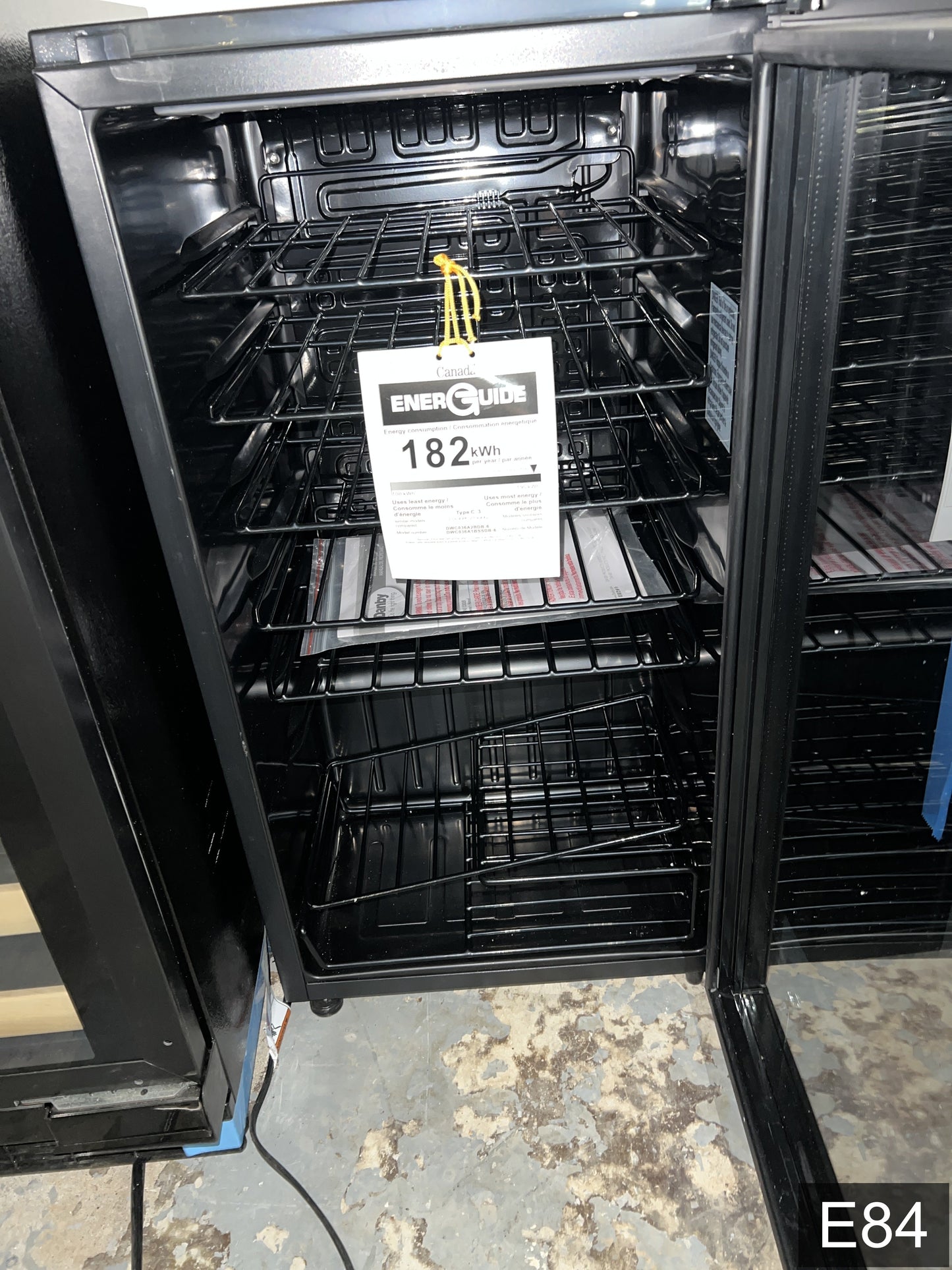 Danby 17.52-in W 36 -Bottles Black Freestanding Indoor Wine Cooler