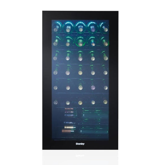 Danby 17.52-in W 36 -Bottles Black Freestanding Indoor Wine Cooler