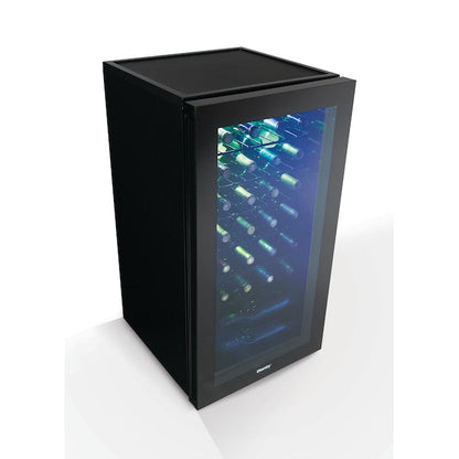 Danby 17.52-in W 36 -Bottles Black Freestanding Indoor Wine Cooler