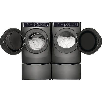 Electrolux Extra Large Stackable Steam Cycle Vented Electric Dryer ( Titanium ) Energy Star Certified