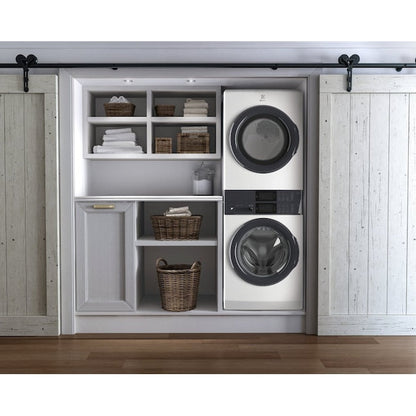 Electrolux LuxCare Wash Stacked Laundry Center with 4.4-cu ft Front load Washer and Electric 8-cu ft Dryer (ENERGY STAR)