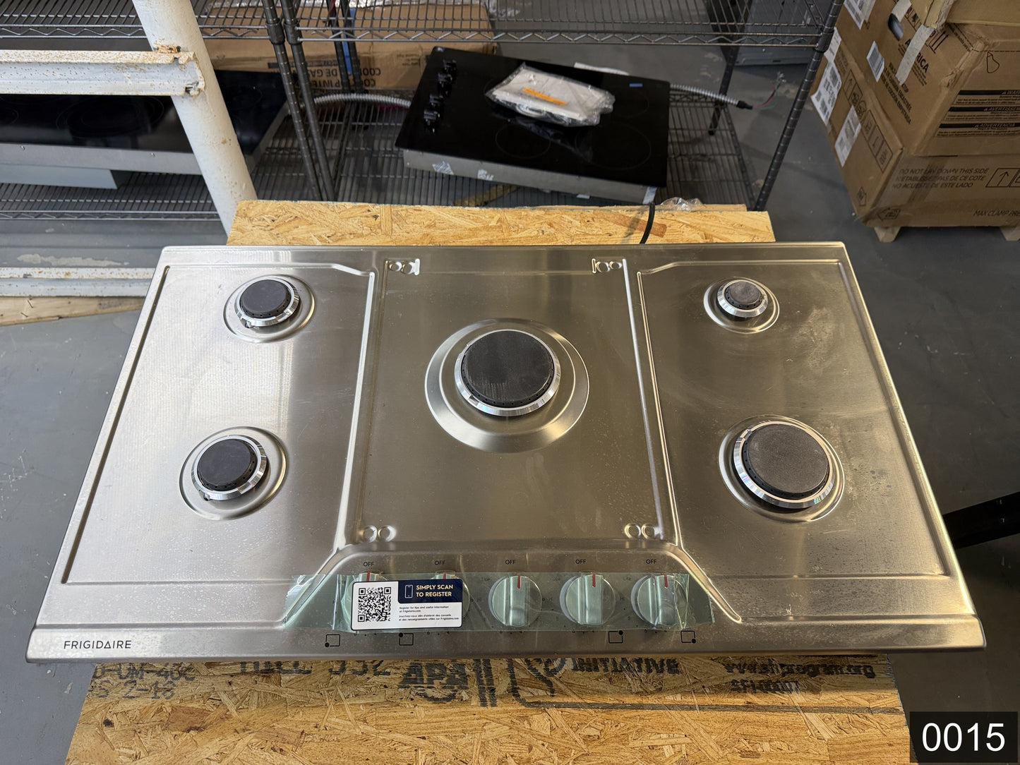 Frigidaire 36-in 5 burners Stainless steel Gas Cooktop