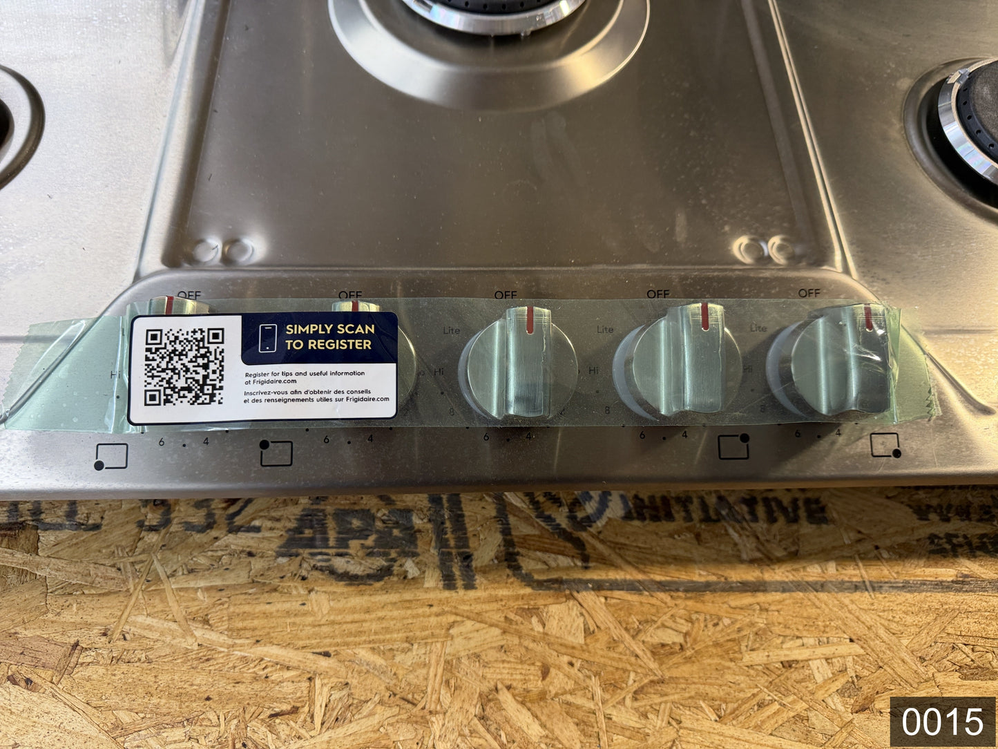 Frigidaire 36-in 5 burners Stainless steel Gas Cooktop