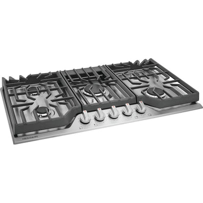 Frigidaire 36-in 5 burners Stainless steel Gas Cooktop