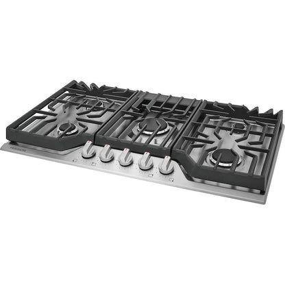 Frigidaire 36-in 5 burners Stainless steel Gas Cooktop