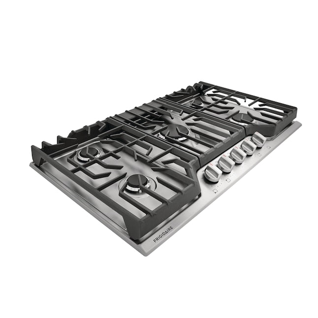 Frigidaire 36-in 5 burners Stainless steel Gas Cooktop