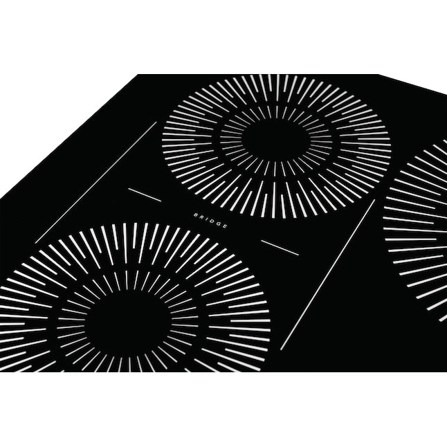 Frigidaire 30-in 4 burners Black Induction Cooktop with Bridge Element