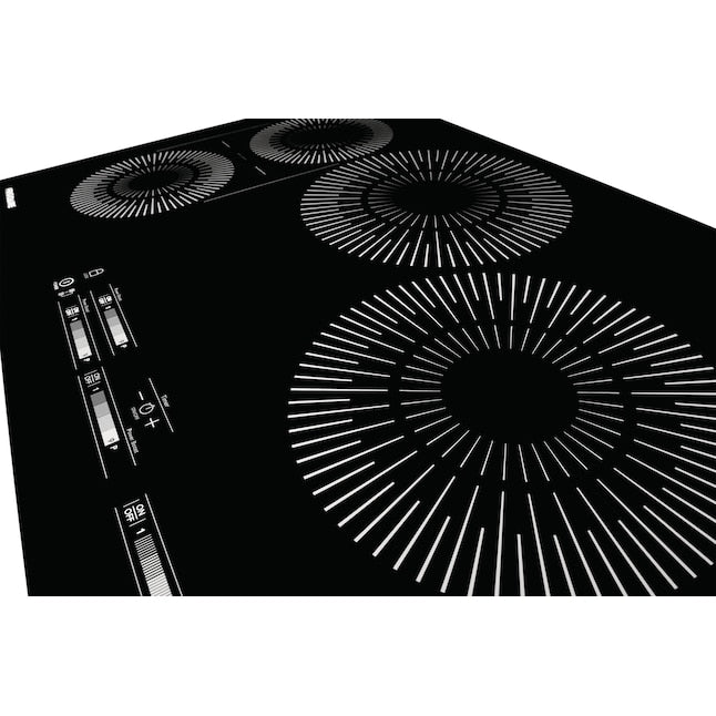 Frigidaire 30-in 4 burners Black Induction Cooktop with Bridge Element
