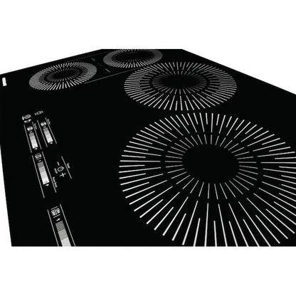 Frigidaire 30-in 4 burners Black Induction Cooktop with Bridge Element