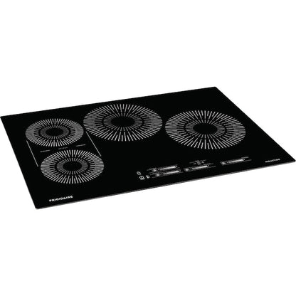 Frigidaire 30-in 4 burners Black Induction Cooktop with Bridge Element