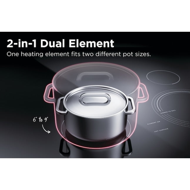 Frigidaire 30-in Glass Top 5 burners 5.3-cu ft Freestanding Electric Range White )