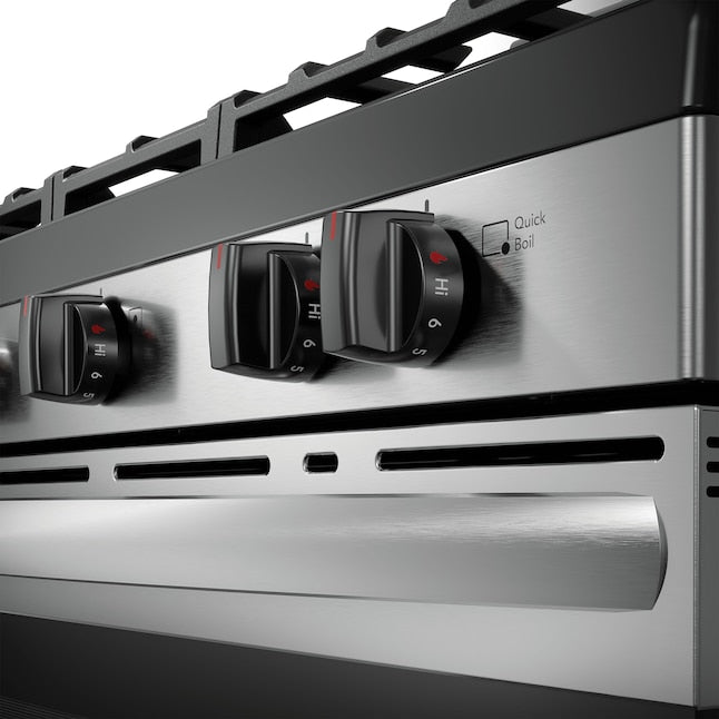 Frigidaire 30-in 5 burners 5.1-cu ft Freestanding Natural Gas Range ( Stainless Steel )