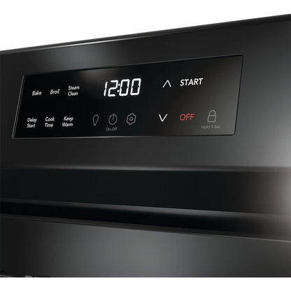 Frigidaire 30-in 5 burners 5.1-cu ft Freestanding Natural Gas Range ( Black )