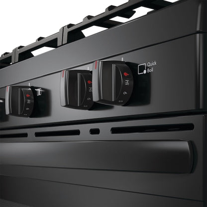 Frigidaire 30-in 5 burners 5.1-cu ft Freestanding Natural Gas Range ( Black )