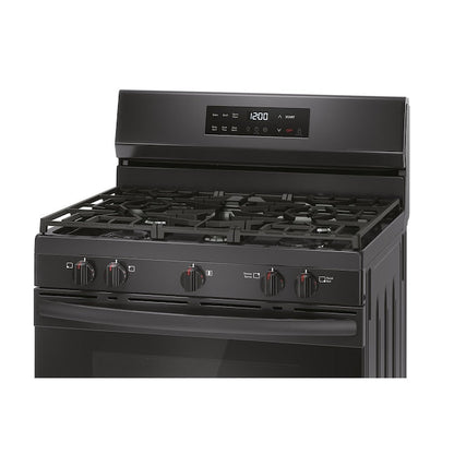 Frigidaire 30-in 5 burners 5.1-cu ft Freestanding Natural Gas Range ( Black )