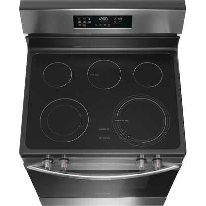 Frigidaire 30-in 5 burners 5.1-cu ft Air Fry Convection Oven Freestanding Natural Gas Range ( Stainless Steel )