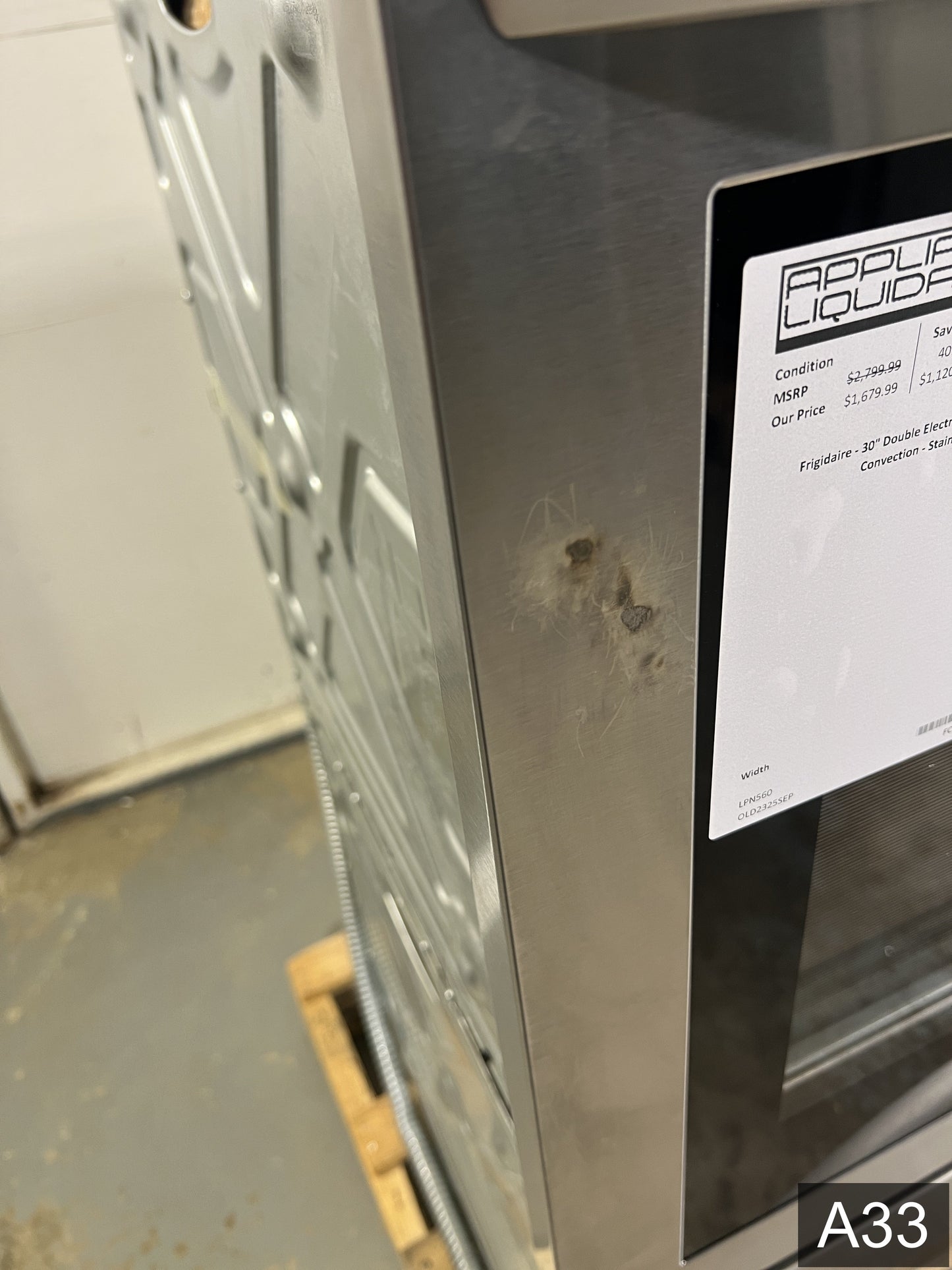 Frigidaire 30 inch Double Electric Wall Oven with Self-cleaning ( Stainless Steel )