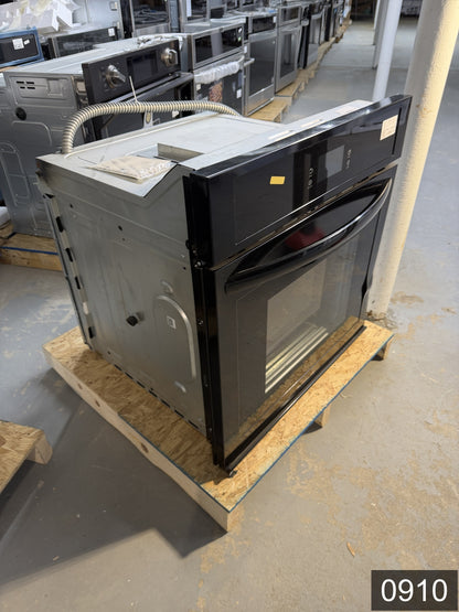 Frigidaire 27 inch Single Electric Wall Oven Single-fan and Self-cleaning ( Black )