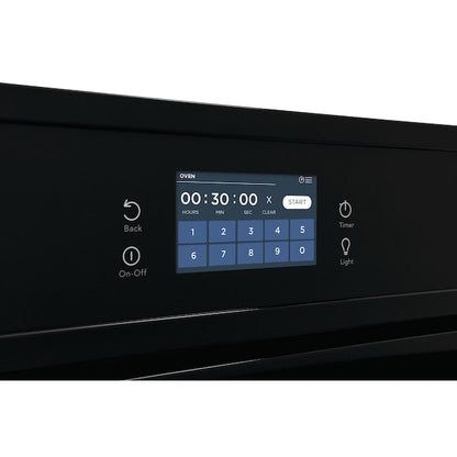 Frigidaire 27 inch Single Electric Wall Oven Single-fan and Self-cleaning ( Black )