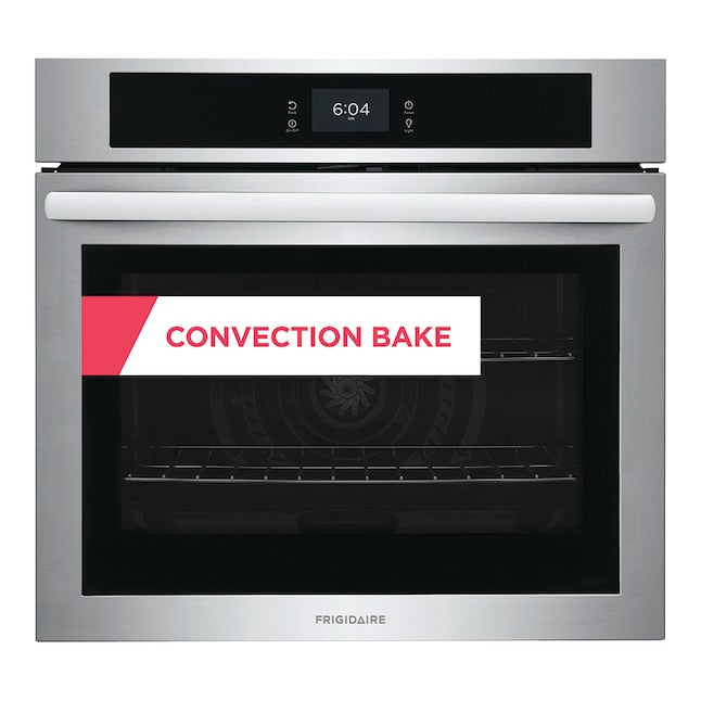 Frigidaire 30 inch Single Electric Wall Oven Single-fan and Self-cleaning ( Stainless Steel )