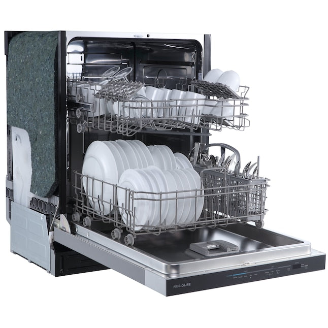 Frigidaire 24-in Top Control Built-in Dishwasher ( Stainless Steel ) ENERGY STAR, 49-Decibel Very Quiet Sound Level