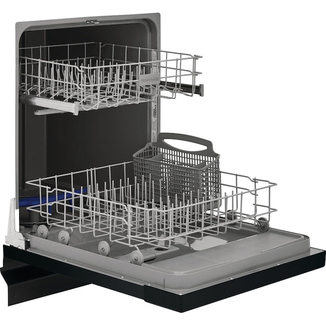Frigidaire 24-in Front Control Built-in Dishwasher ( Black ) , 62-Decibel Standard Sound Level