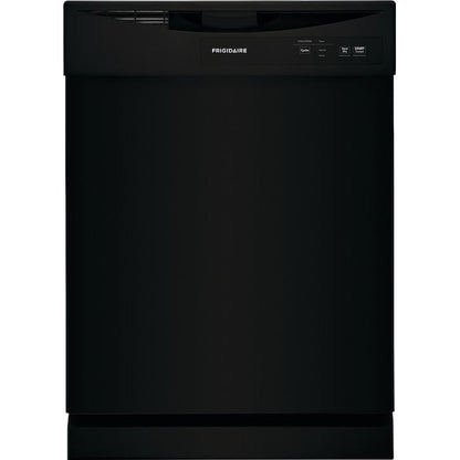 Frigidaire 24-in Front Control Built-in Dishwasher ( Black ) , 62-Decibel Standard Sound Level