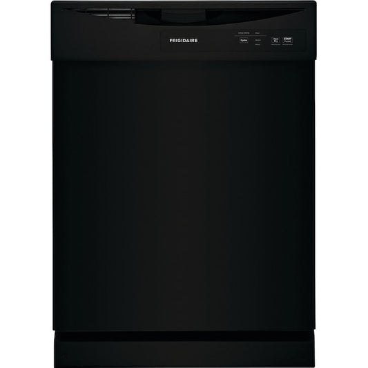 Frigidaire 24-in Front Control Built-in Dishwasher ( Black ) , 62-Decibel Standard Sound Level