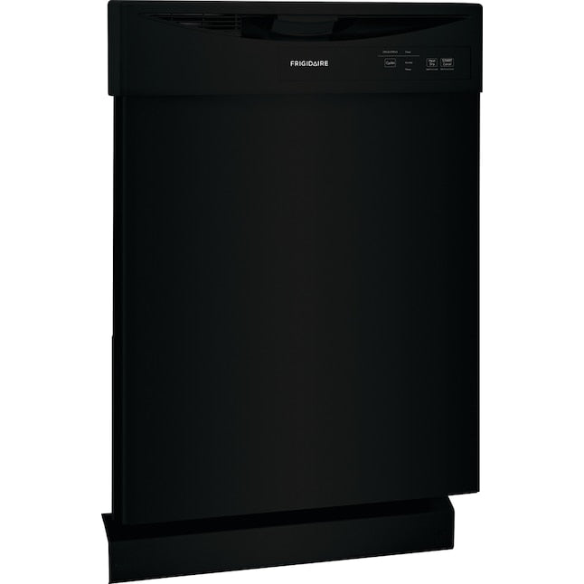 Frigidaire 24-in Front Control Built-in Dishwasher ( Black ) , 62-Decibel Standard Sound Level