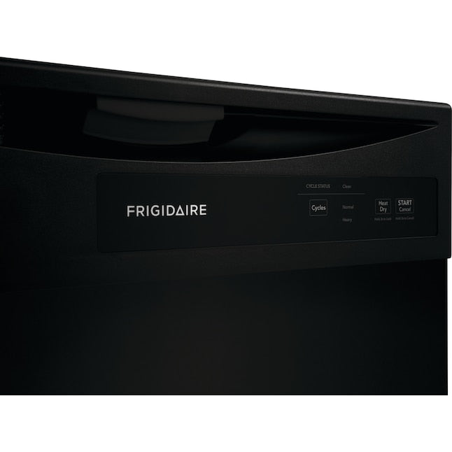 Frigidaire 24-in Front Control Built-in Dishwasher ( Black ) , 62-Decibel Standard Sound Level