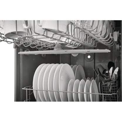 Frigidaire 24-in Front Control Built-in Dishwasher ( Black ) , 62-Decibel Standard Sound Level