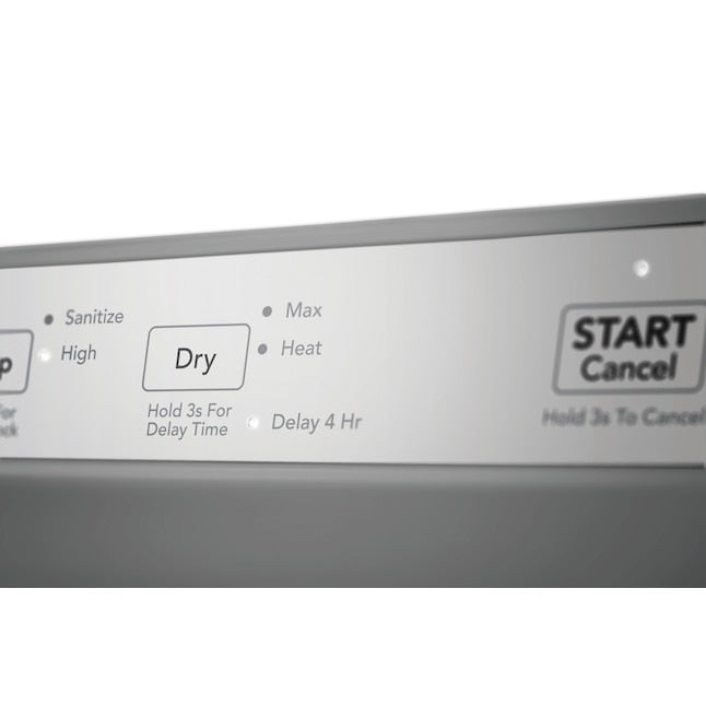 Frigidaire 24-in Front Control Built-in Dishwasher ( Stainless Steel ) ENERGY STAR, 54-Decibel Standard Sound Level