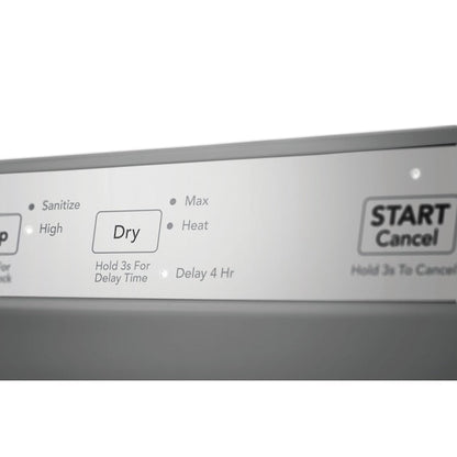 Frigidaire 24-in Front Control Built-in Dishwasher ( Stainless Steel ) ENERGY STAR, 54-Decibel Standard Sound Level