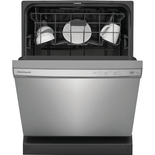 Frigidaire 24-in Front Control Built-in Dishwasher ( Stainless Steel ) ENERGY STAR, 54-Decibel Standard Sound Level