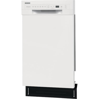 Frigidaire Stainless Steel Tub 18-in Front Control Built-in Dishwasher ( White ) ENERGY STAR, 52-Decibel Standard Sound Level