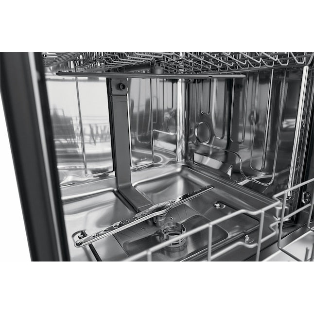 Frigidaire Stainless Steel Tub 18-in Front Control Built-in Dishwasher ( White ) , Dual Spray Arm , 52-Decibel