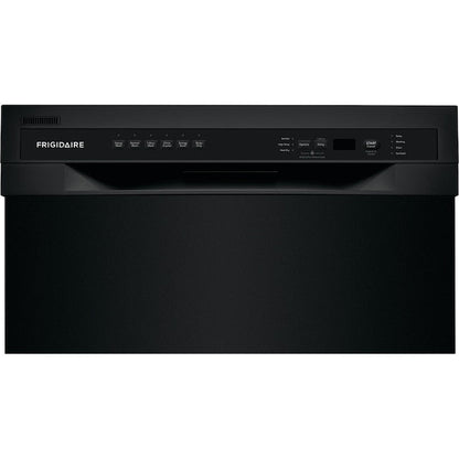 Frigidaire Stainless Steel Tub 24-in Front Control Built-in Dishwasher ( Black ) ENERGY STAR, 52-Decibel Standard Sound Level