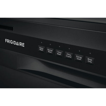 Frigidaire Stainless Steel Tub 24-in Front Control Built-in Dishwasher ( Black ) ENERGY STAR, 52-Decibel Standard Sound Level