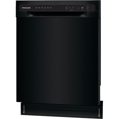 Frigidaire Stainless Steel Tub 24-in Front Control Built-in Dishwasher ( Black ) ENERGY STAR, 52-Decibel Standard Sound Level
