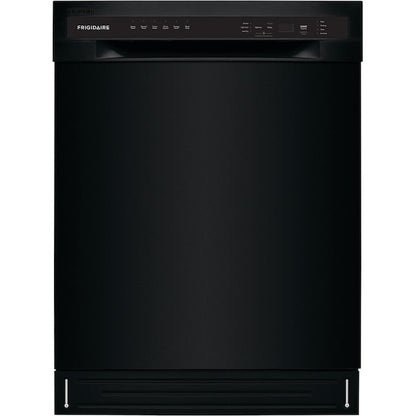 Frigidaire Stainless Steel Tub 24-in Front Control Built-in Dishwasher ( Black ) ENERGY STAR, 52-Decibel Standard Sound Level