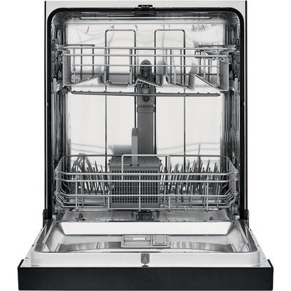 Frigidaire Stainless Steel Tub 24-in Front Control Built-in Dishwasher ( Black ) ENERGY STAR, 52-Decibel Standard Sound Level