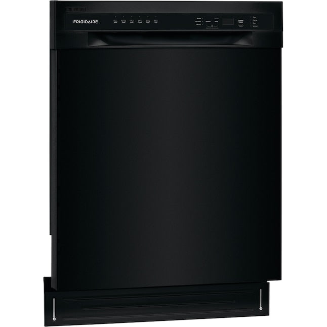 Frigidaire Stainless Steel Tub 24-in Front Control Built-in Dishwasher ( Black ) ENERGY STAR, 52-Decibel Standard Sound Level