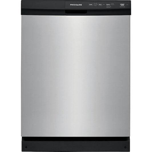 Frigidaire 24-in Front Control Built-in Dishwasher ( Stainless steel ) ENERGY STAR, 55-Decibel Standard Sound Level
