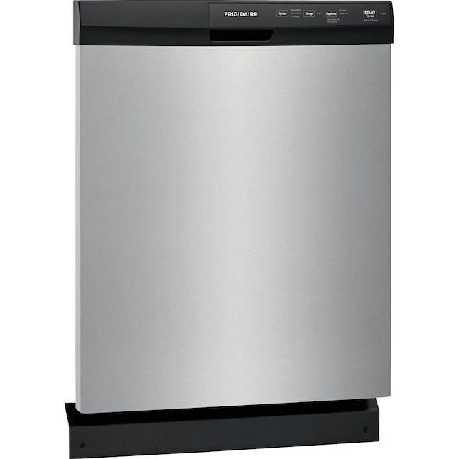 Frigidaire 24-in Front Control Built-in Dishwasher ( Stainless steel ) ENERGY STAR, 55-Decibel Standard Sound Level