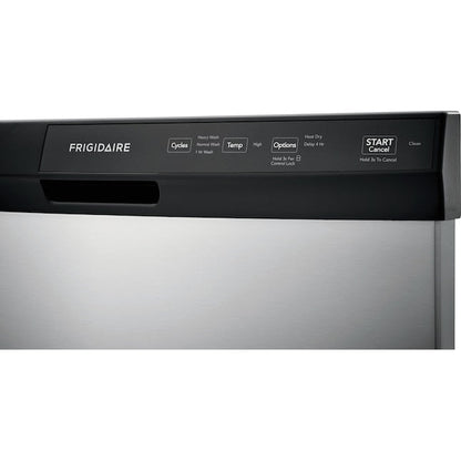 Frigidaire 24-in Front Control Built-in Dishwasher ( Stainless steel ) ENERGY STAR, 55-Decibel Standard Sound Level