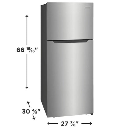 Frigidaire 17.6-cu ft Top-Freezer Refrigerator ( Fingerprint-Resistant Stainless Look ) ENERGY STAR Certified