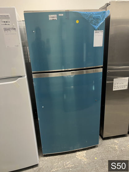 Frigidaire 20-cu ft Standard-Depth 30-in Wide Top-Freezer Refrigerator ( Stainless steel ) Garage Ready ENERGY STAR Certified