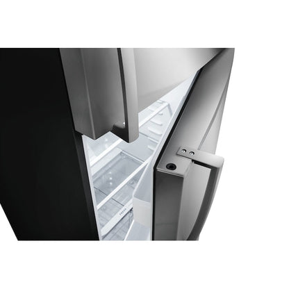Frigidaire 20-cu ft Standard-Depth 30-in Wide Top-Freezer Refrigerator ( Stainless steel ) Garage Ready ENERGY STAR Certified