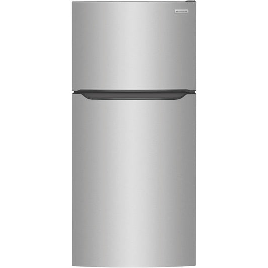 Frigidaire 20-cu ft Top-Freezer Refrigerator ( Stainless Steel ) Garage Ready ENERGY STAR Certified